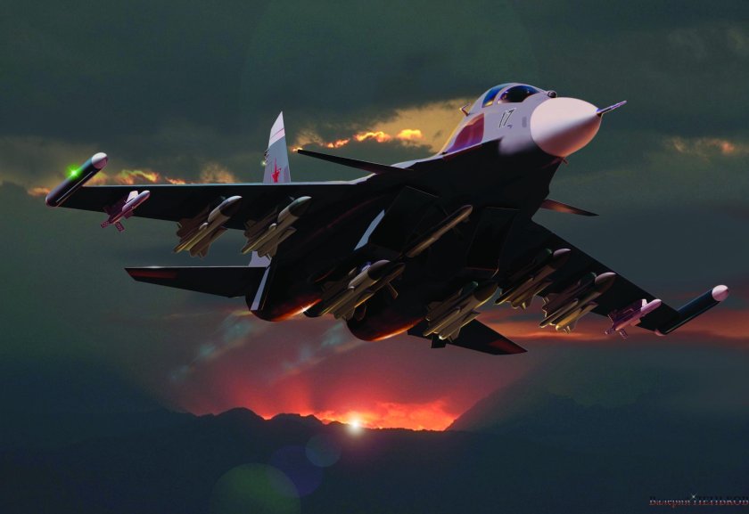 Истребитель Су-35
