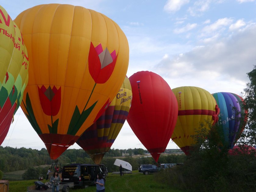 Полёты на воздушном шаре Дмитровский район Яхрома