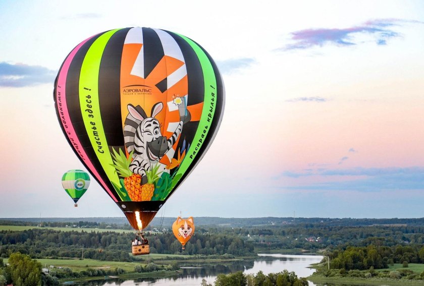 Полет на воздушном шаре в москве
