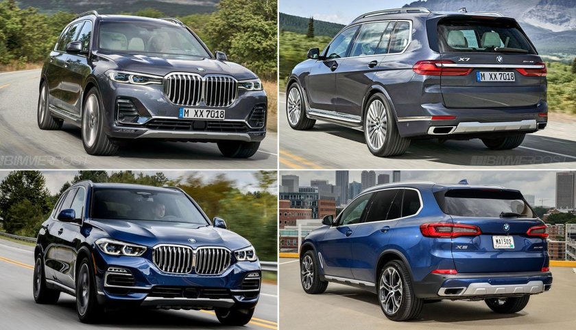 BMW x7 и x5