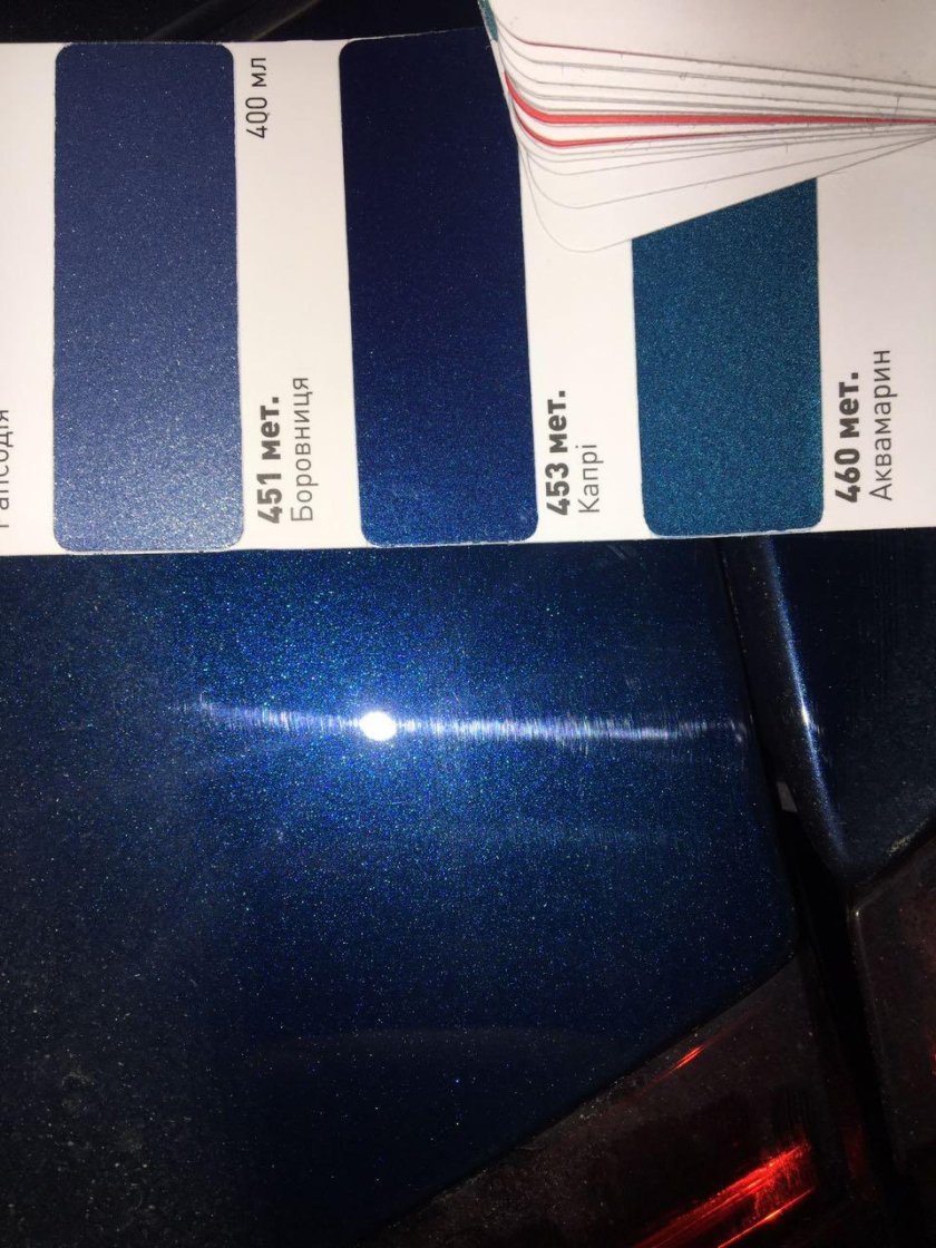 Автокраска Аквамарин