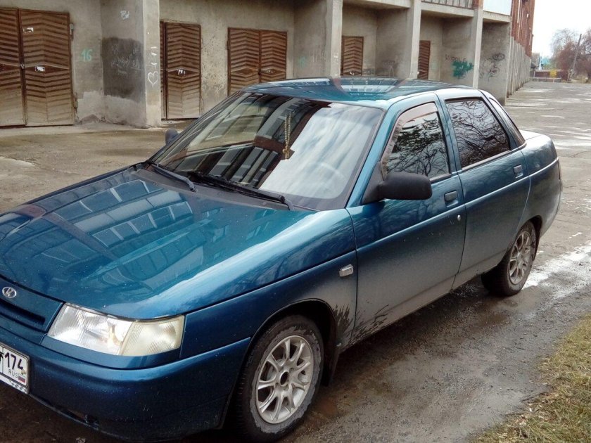 Ваз 2110 2001 года зеленый металлик