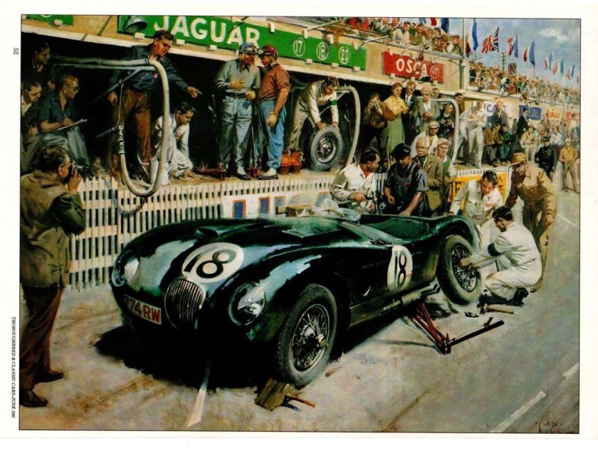 Автомобиль гравюра