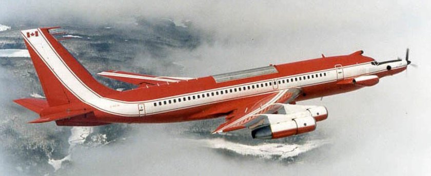 Boeing 707 с турбовинтовыми двигателями