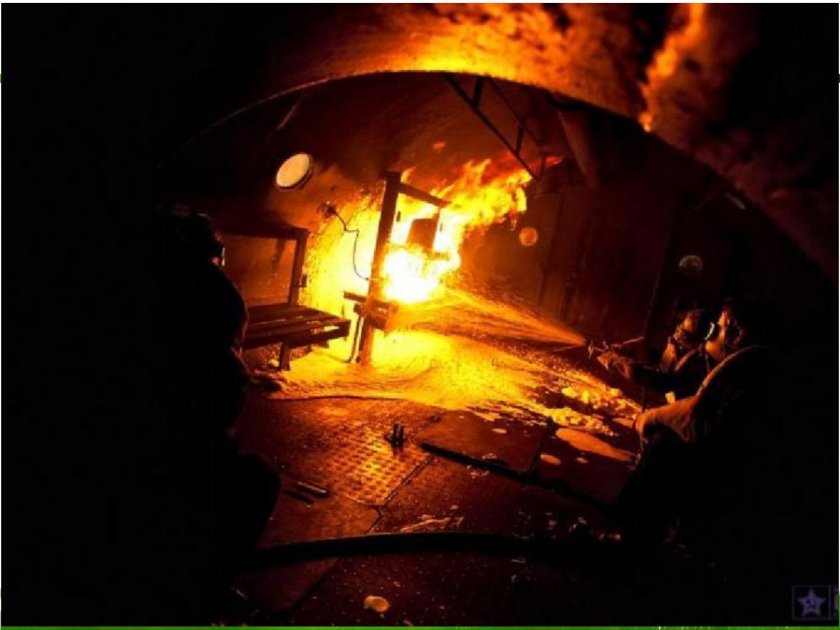 Пожар на подводной лодке