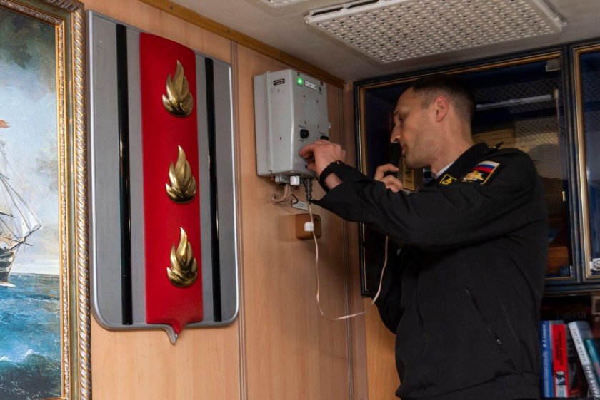 Борьба с пожаром на подводной лодке