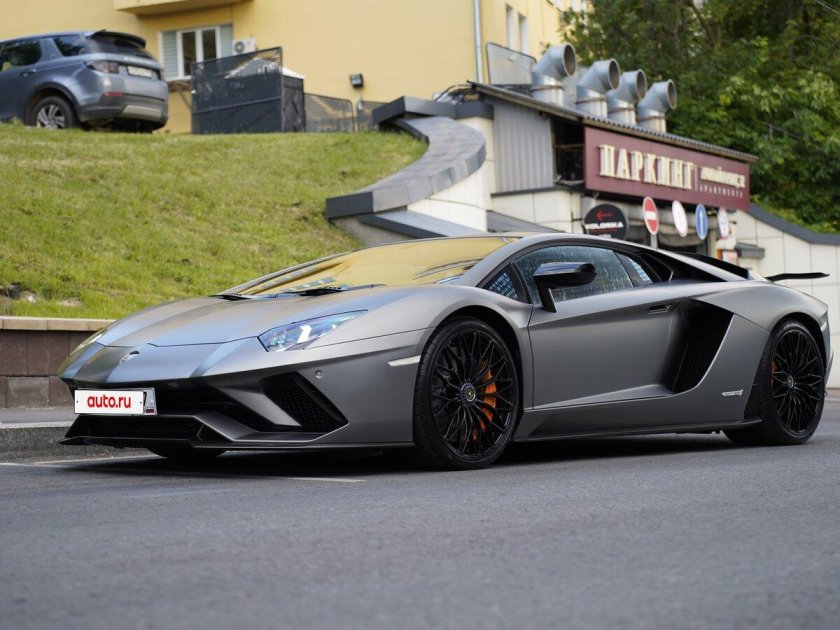 Lamborghini aventador sv gray