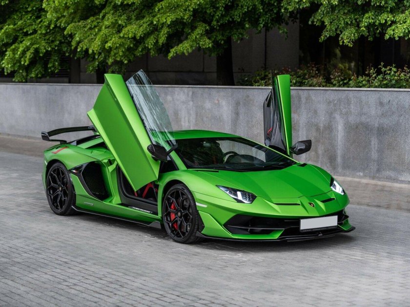 Lamborghini Aventador SVJ Green