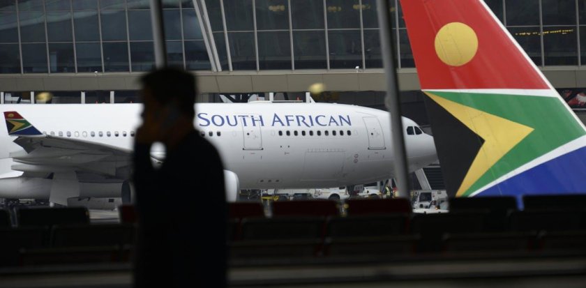 Самолета из ЮАР Мвари