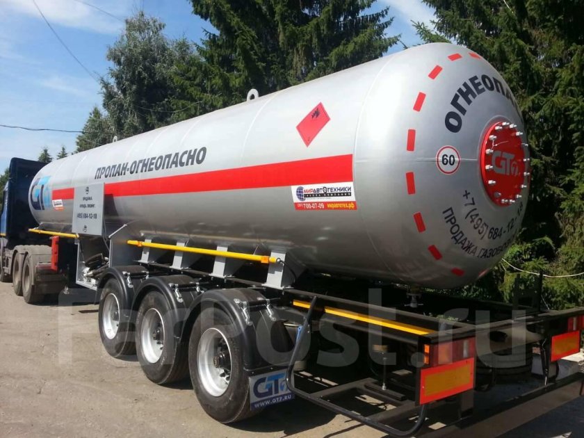 Полуприцеп газовоз Бецема