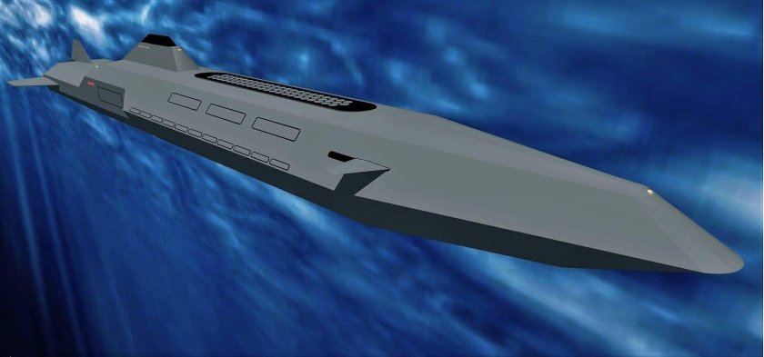 Концепт кавитирующей подводной лодки
