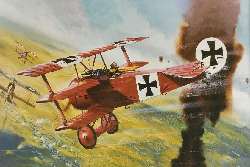 Красный Барон Fokker Dr.1