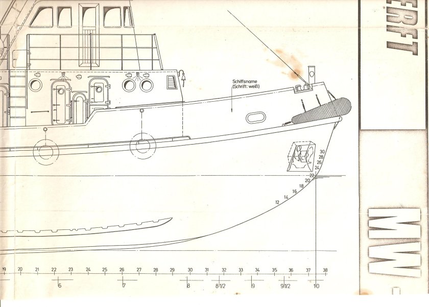 Буксир типа Ижорец чертежи