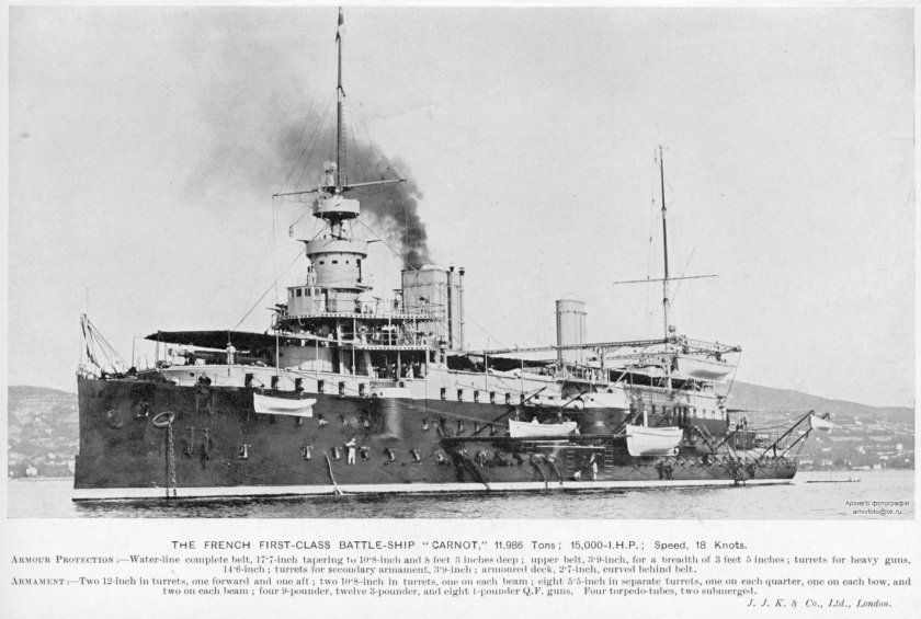 Французский броненосец Шарль Мартель