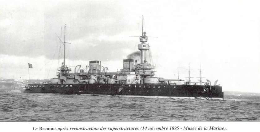 Французский броненосец Бреннус