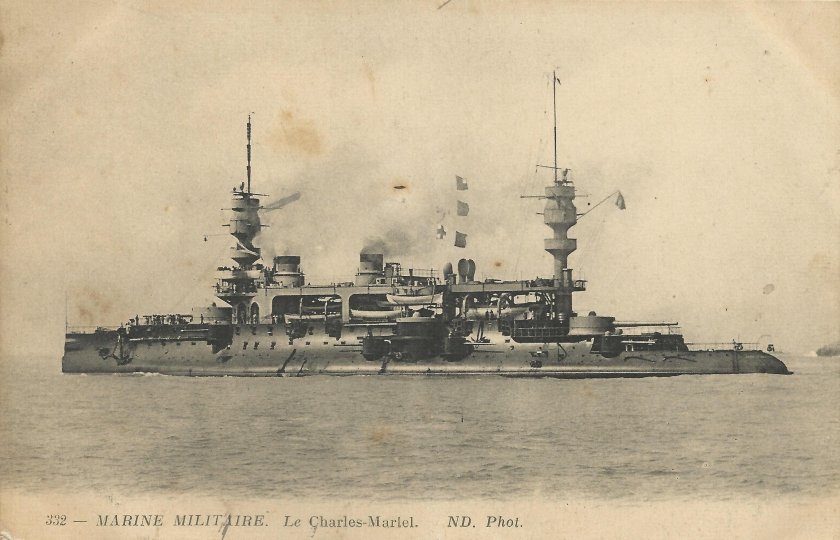 Французский броненосец Шарль Мартель