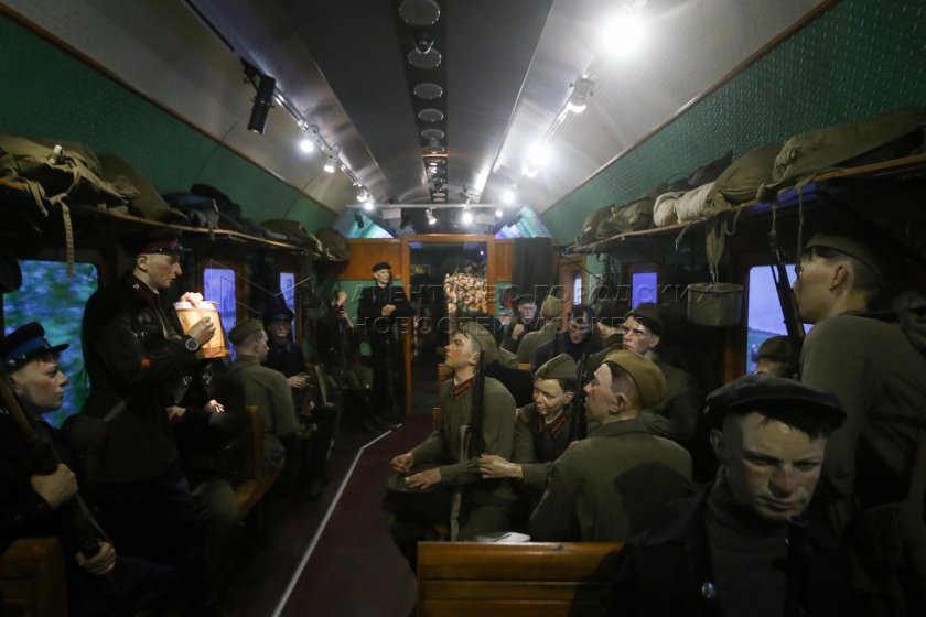 Поезд Победы в парке Патриот