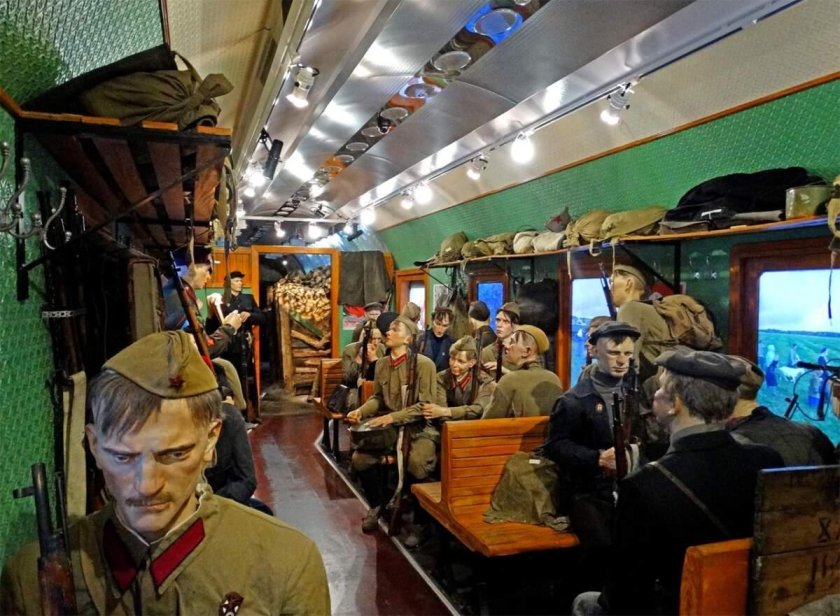 Передвижной поезд Победы