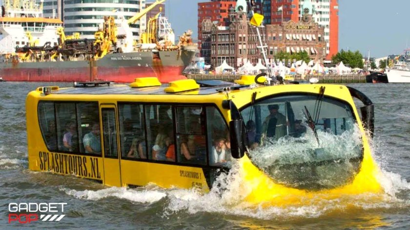 Автобус амфибия Роттердам