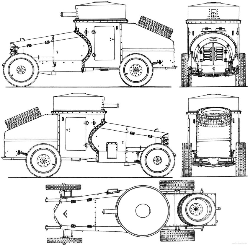 Бронеавтомобиль остин путиловец чертежи