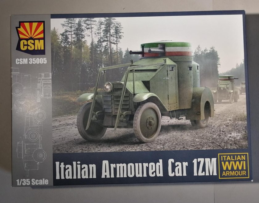 Csm35005 итальянский бронеавтомобиль Lancia 1zm 135