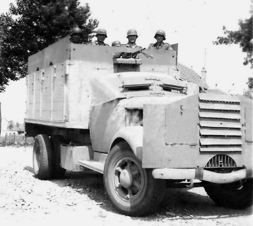 Студебеккер грузовик бронированный