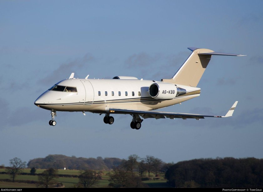 Самолет Bombardier Challenger 650