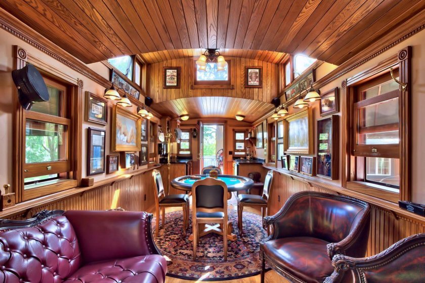 Пульмановский вагон изнутри