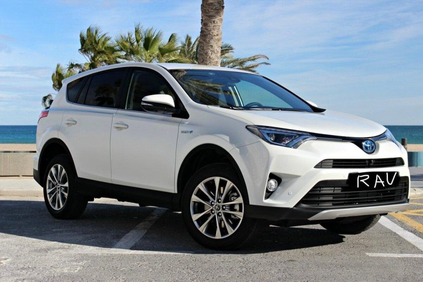 Тойота рав 4 2017 белый