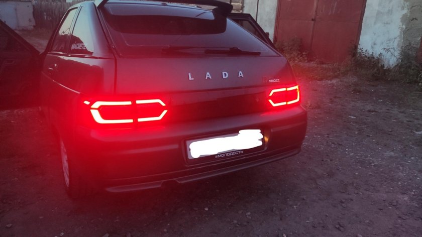 Фонари ВАЗ 2112 В стиле Ауди