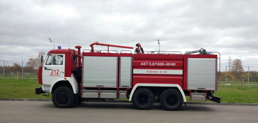 Акт – автомобили комбинированного тушения: