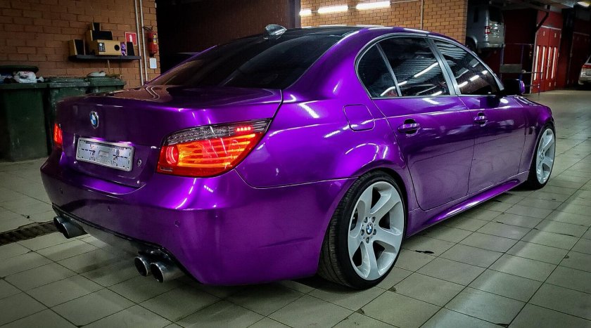 Bmw e60 фиолетовая