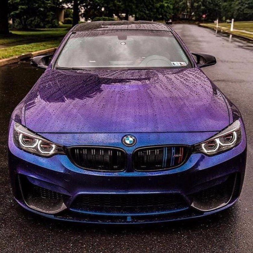 BMW m4 Purple