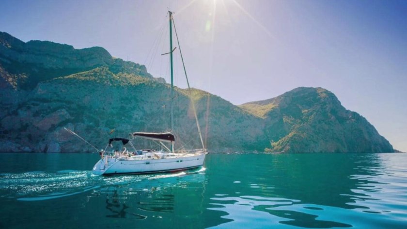 Греция Эгейское море бухта