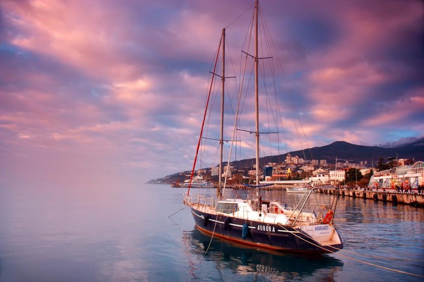 Ялта набережная яхты