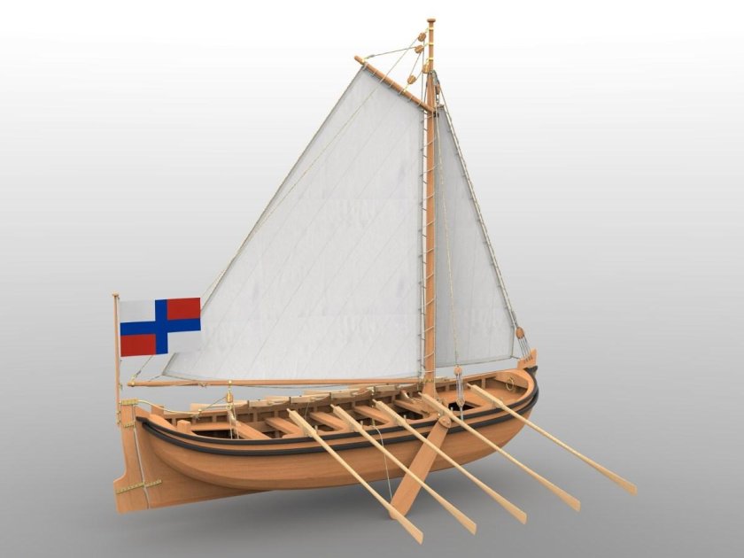 Первый Ботик Петра 1