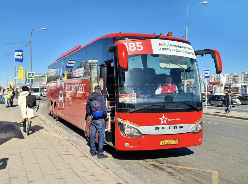 Автобус 1185 метро Домодедовская аэропорт Домодедово