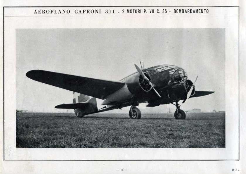 Капрони 111 в Испании 1936
