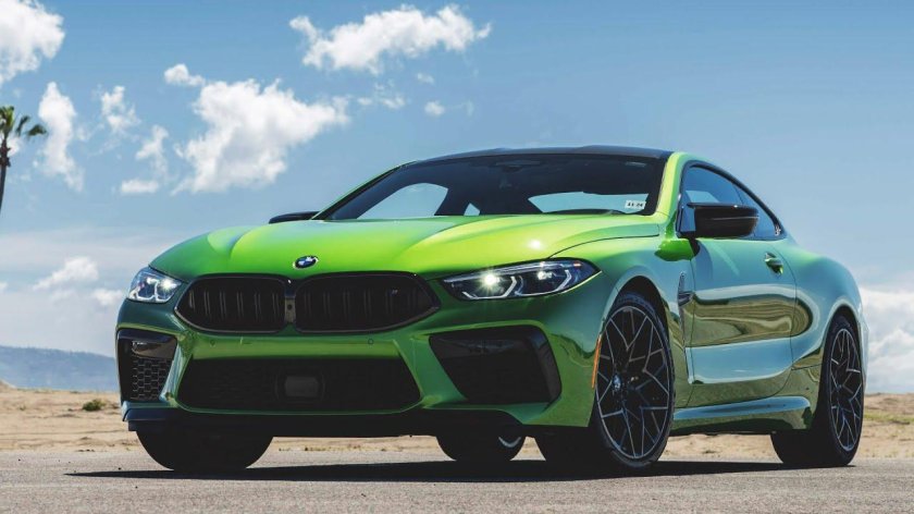 Bmw m8 competition зеленая