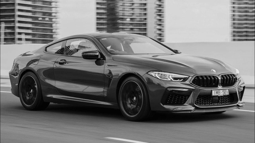 BMW m8 Competition Gran Coupe 2020 чёрная