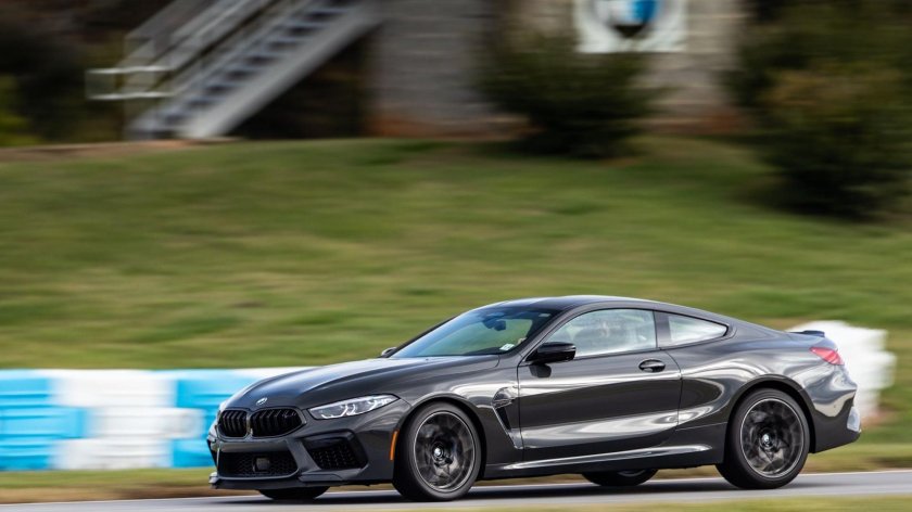 BMW m8 Competition Gran Coupe 2020 чёрная