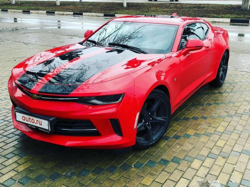Шевроле Камаро красный 2016
