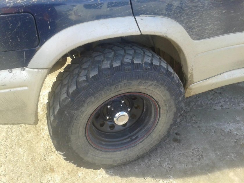 Сузуки эскудо первого поколения на резине 245/75r16