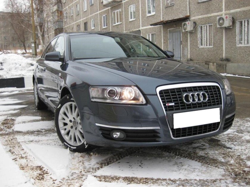 Ауди а6 с6 темно серый