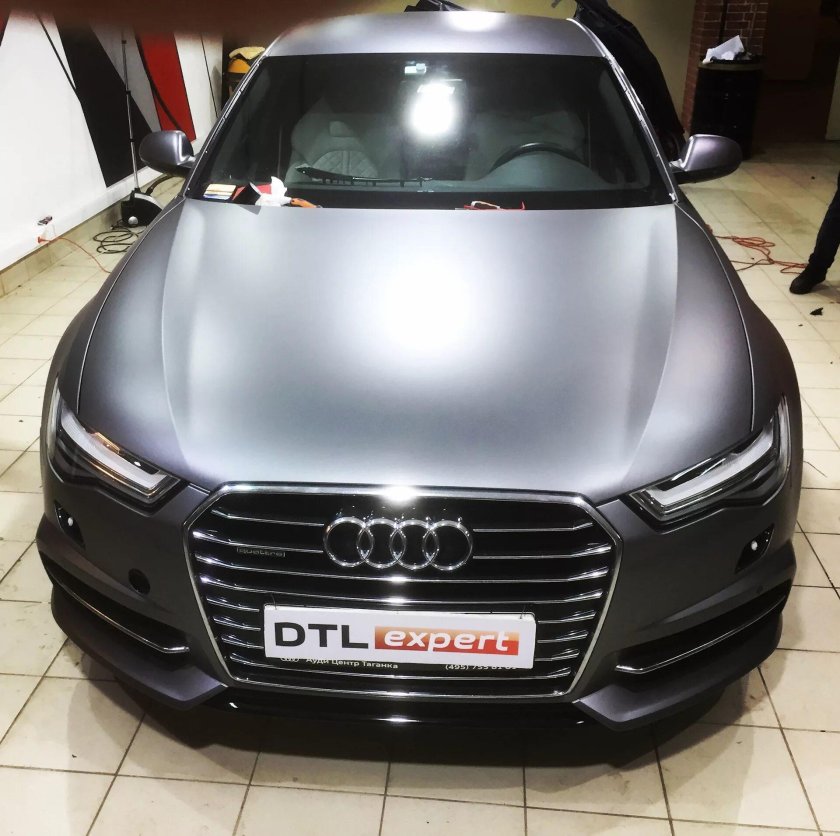 Ауди а6 черная матовая