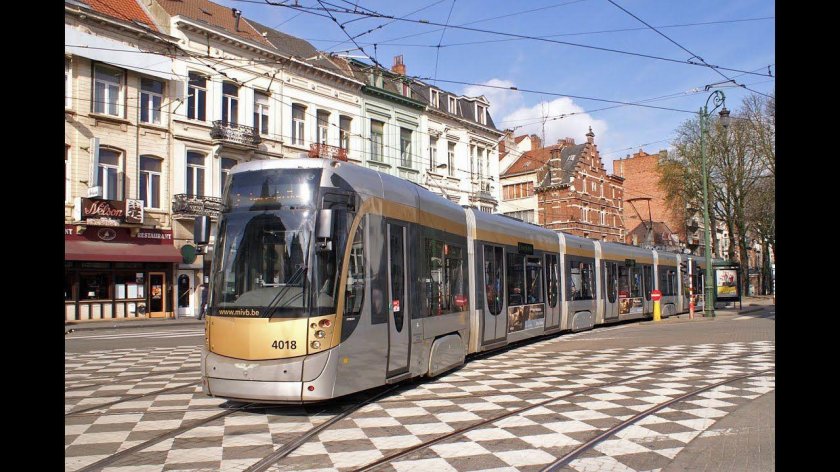 Брюссель трамвай