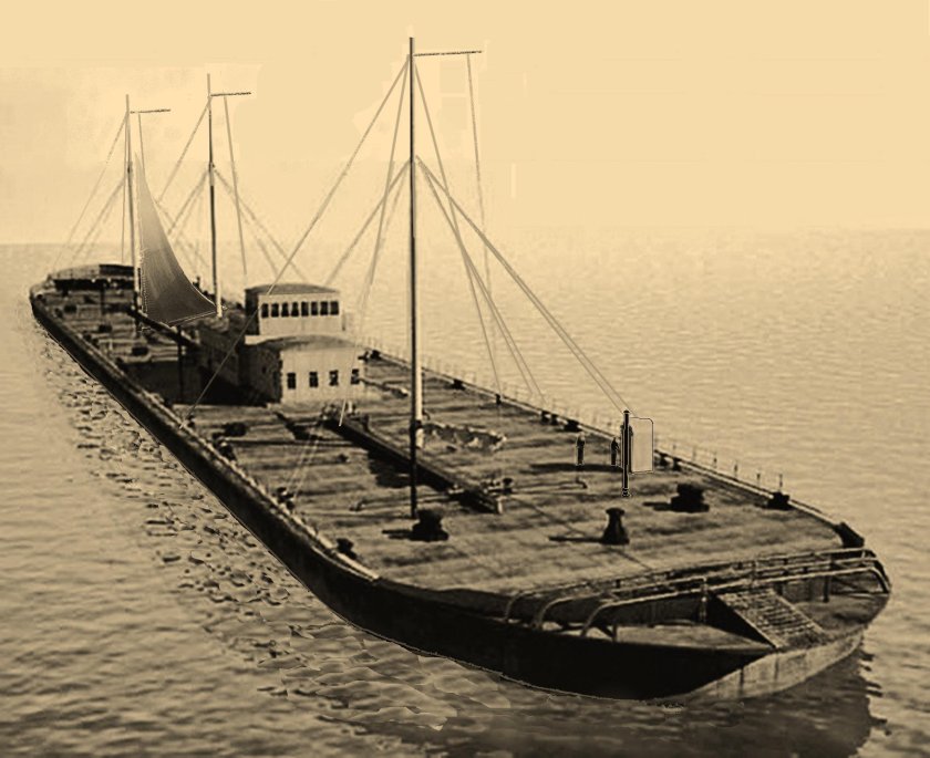 Нефтеналивная баржа Марфа посадница