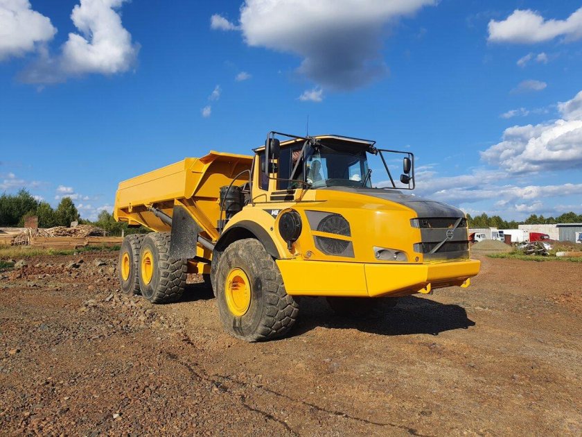 Вольво грузовые сочлененные самосвалы