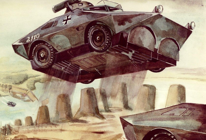 Танк с атомным двигателем