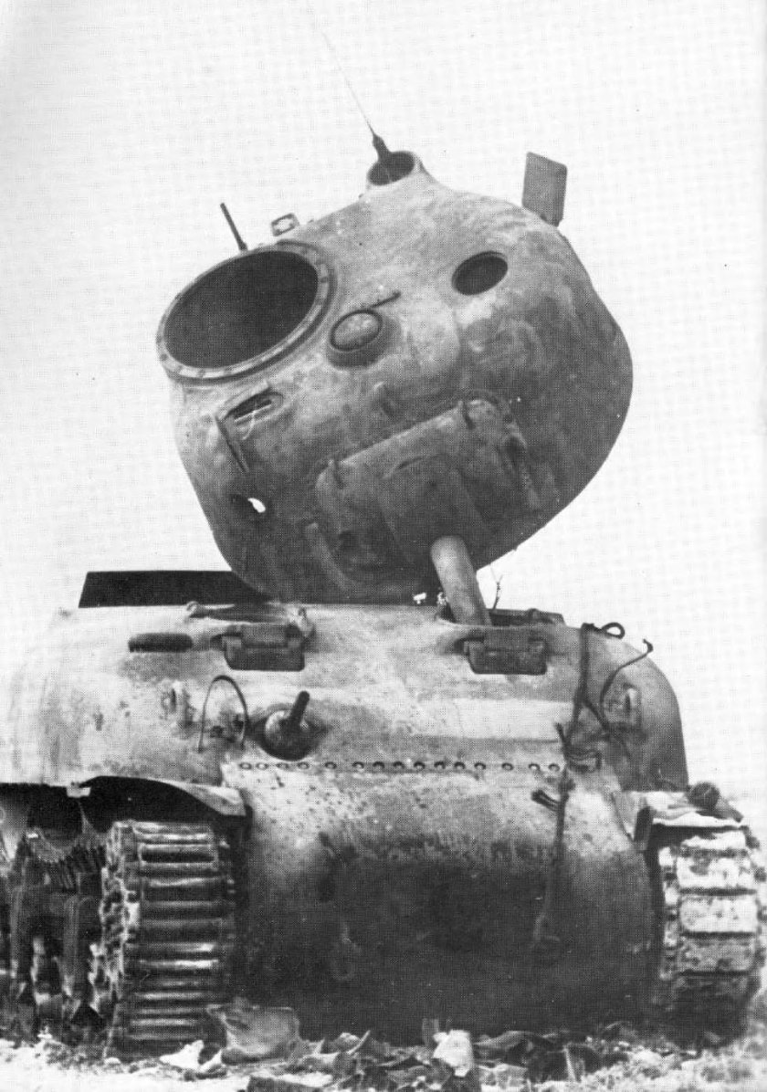 Подбитый м4 Шерман